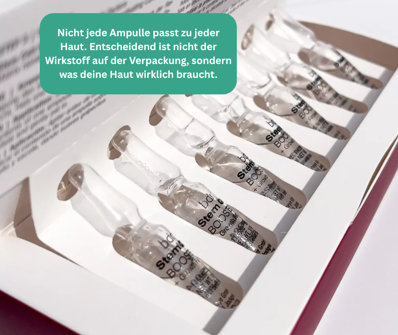 BDR-Wirkstoffampullen für individuelle Hautpflege und professionelle Kosmetik in der Beauty Lounge Trier.