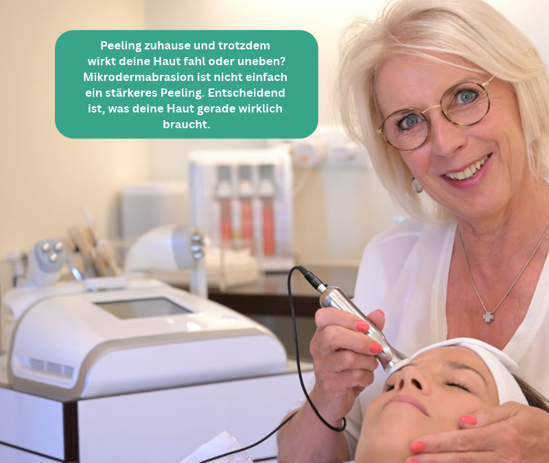 Professionelle Mikrodermabrasion zur Entfernung abgestorbener Hautzellen in der BEAUTYLOUNGE Trier.