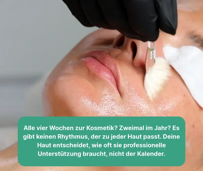 Professionelle Gesichtsbehandlung in der Beauty Lounge Trier – wie oft man zur Kosmetik gehen sollte